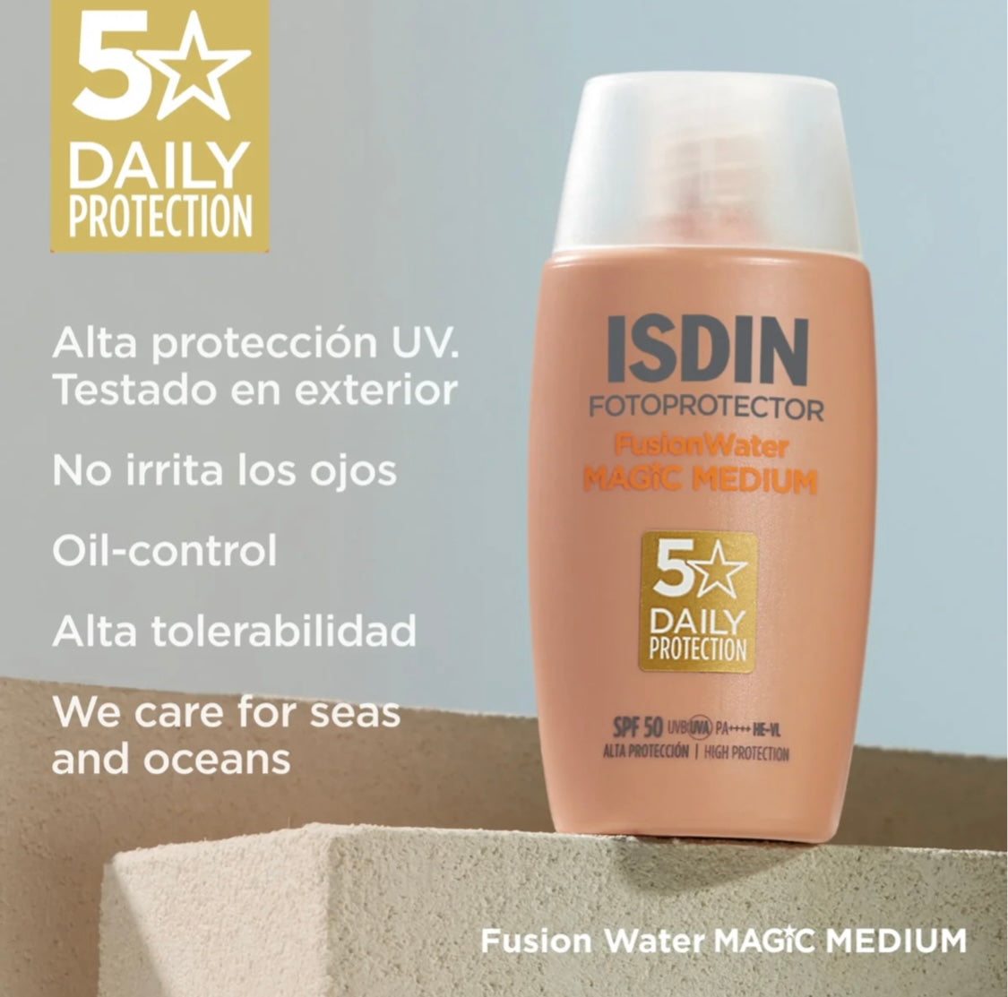 Fusion Water MAGIC Medium SPF 50 ISDIN