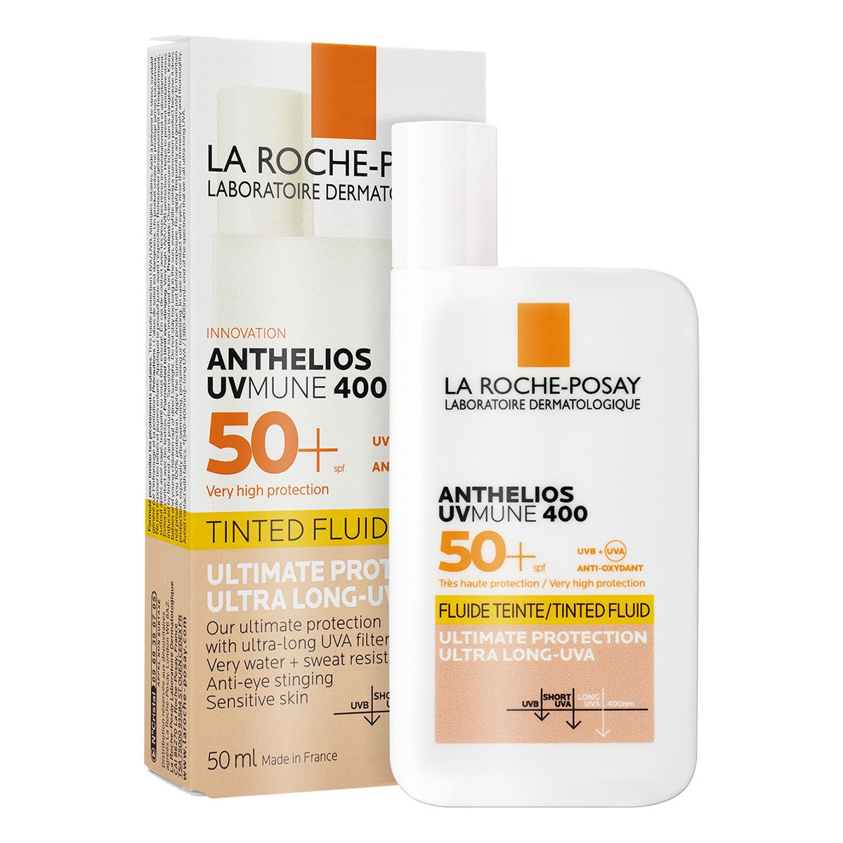 Anthelios UV Mune 400 Fluido Con Color Fps 50+ 50Ml