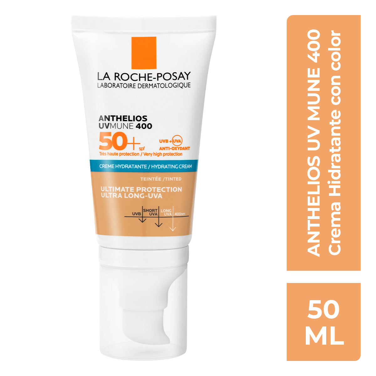 Anthelios UV Mune Crema Con Color 50Ml