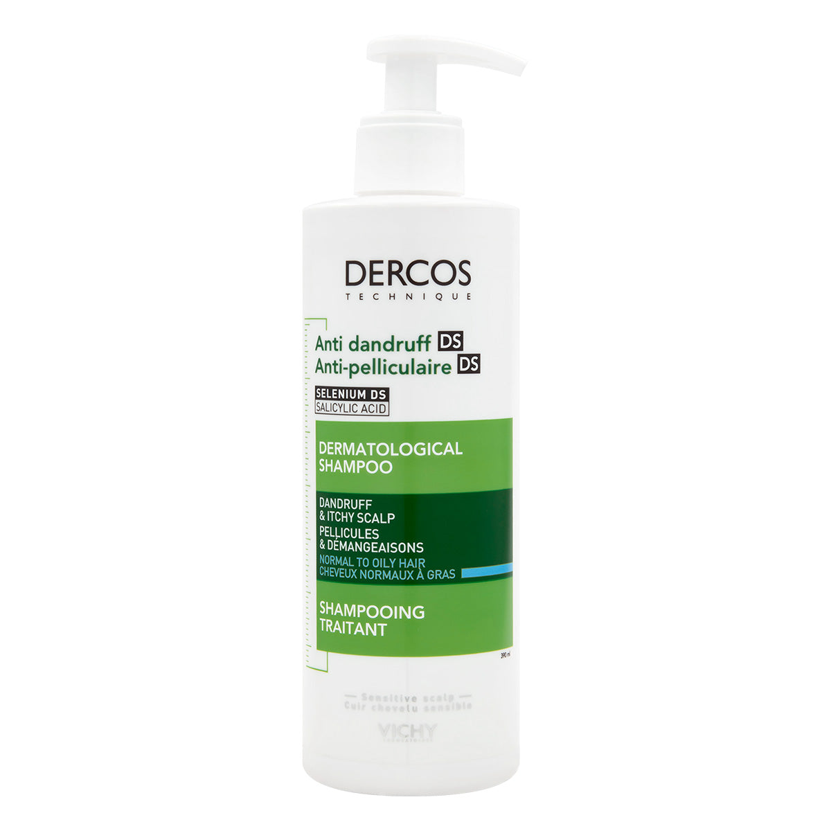 Dercos Shampoo Anticaspa Normal A Graso 390Ml