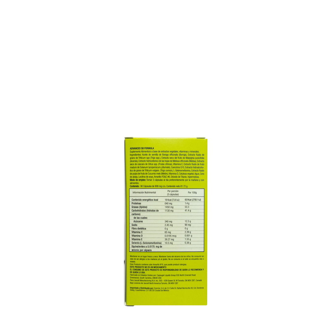 GliSODin Advanced Skin Brightenning Formula 90caps