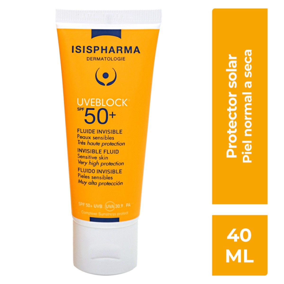 Uveblock Spf 50+ Fluido Invisible 40Ml