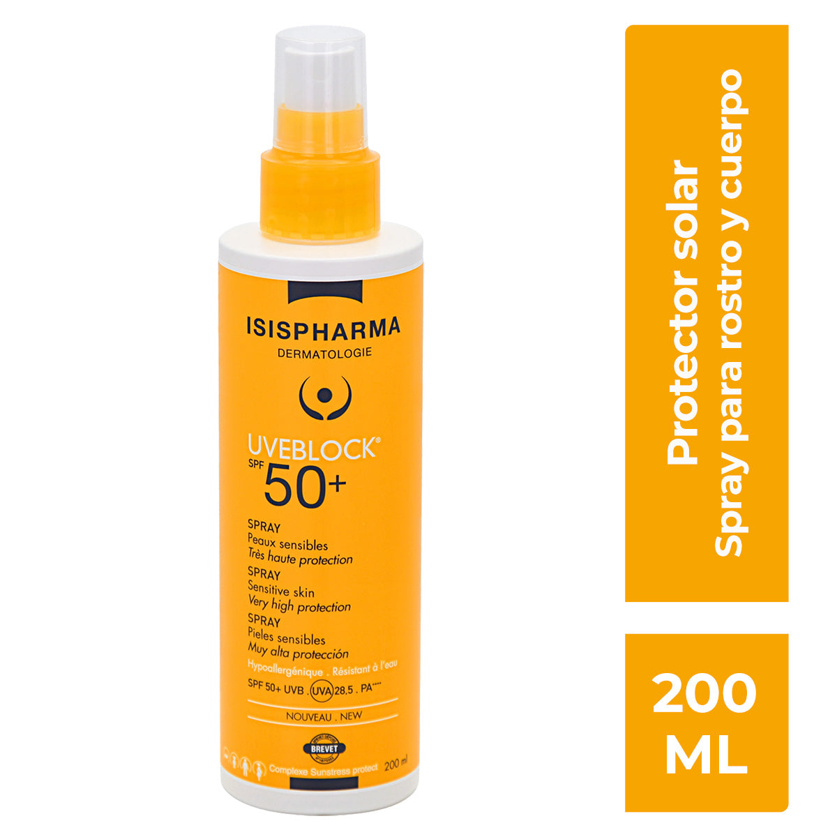Uveblock Spray Fps 50+ 200Ml
