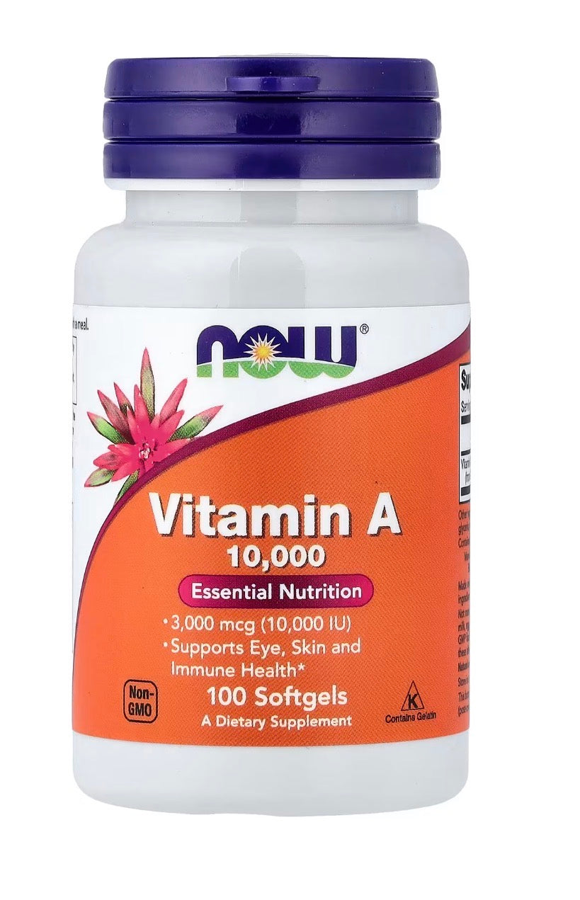 Vitamina A 10,000u NOW