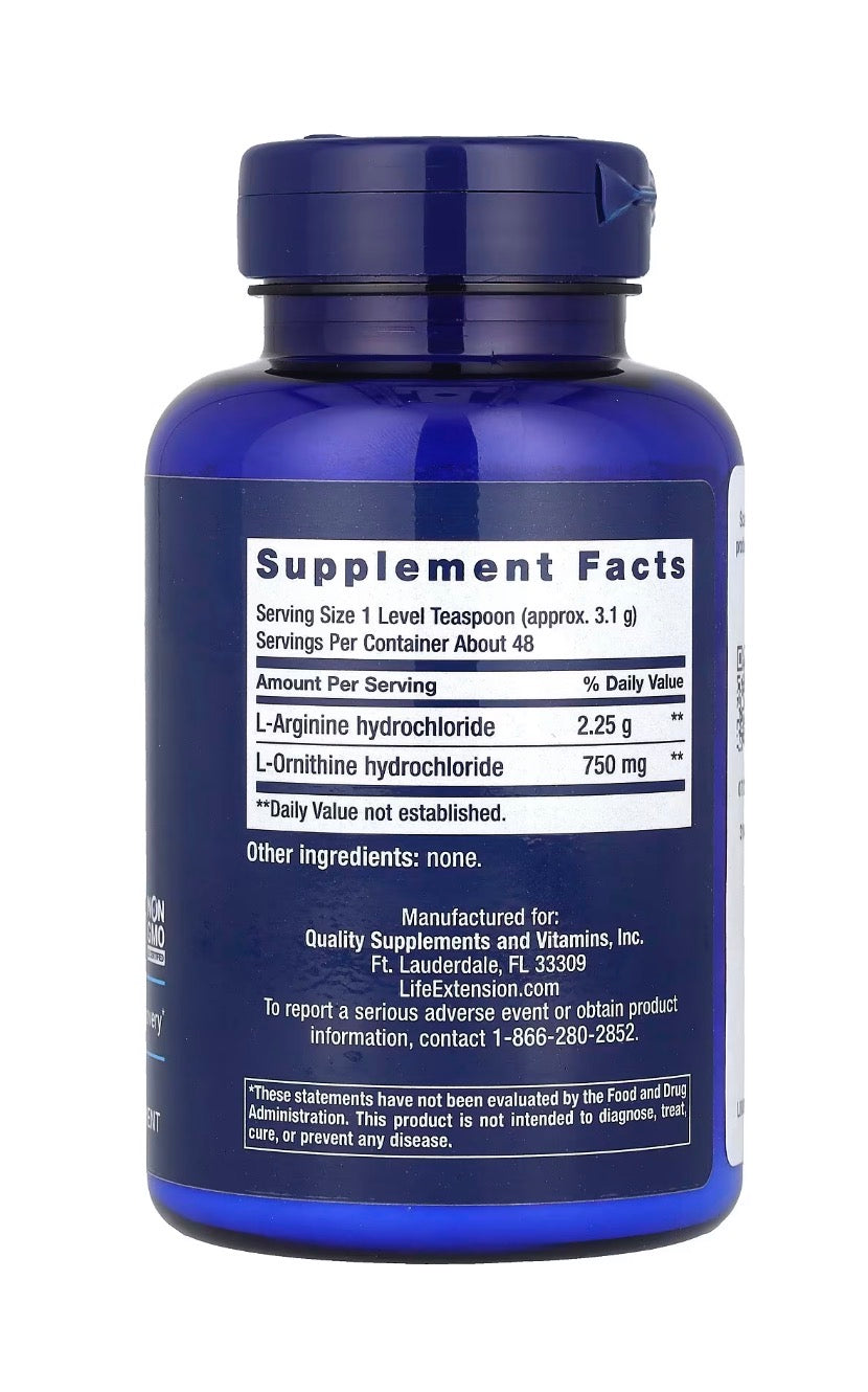 Arginina ornitina powder LIFE EXTENSION