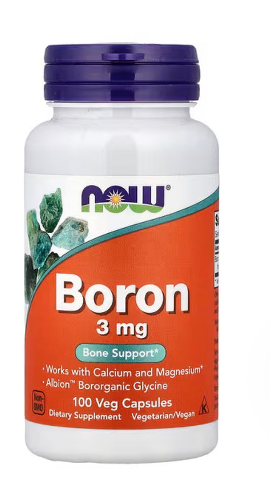 Boro 3 mg NOW