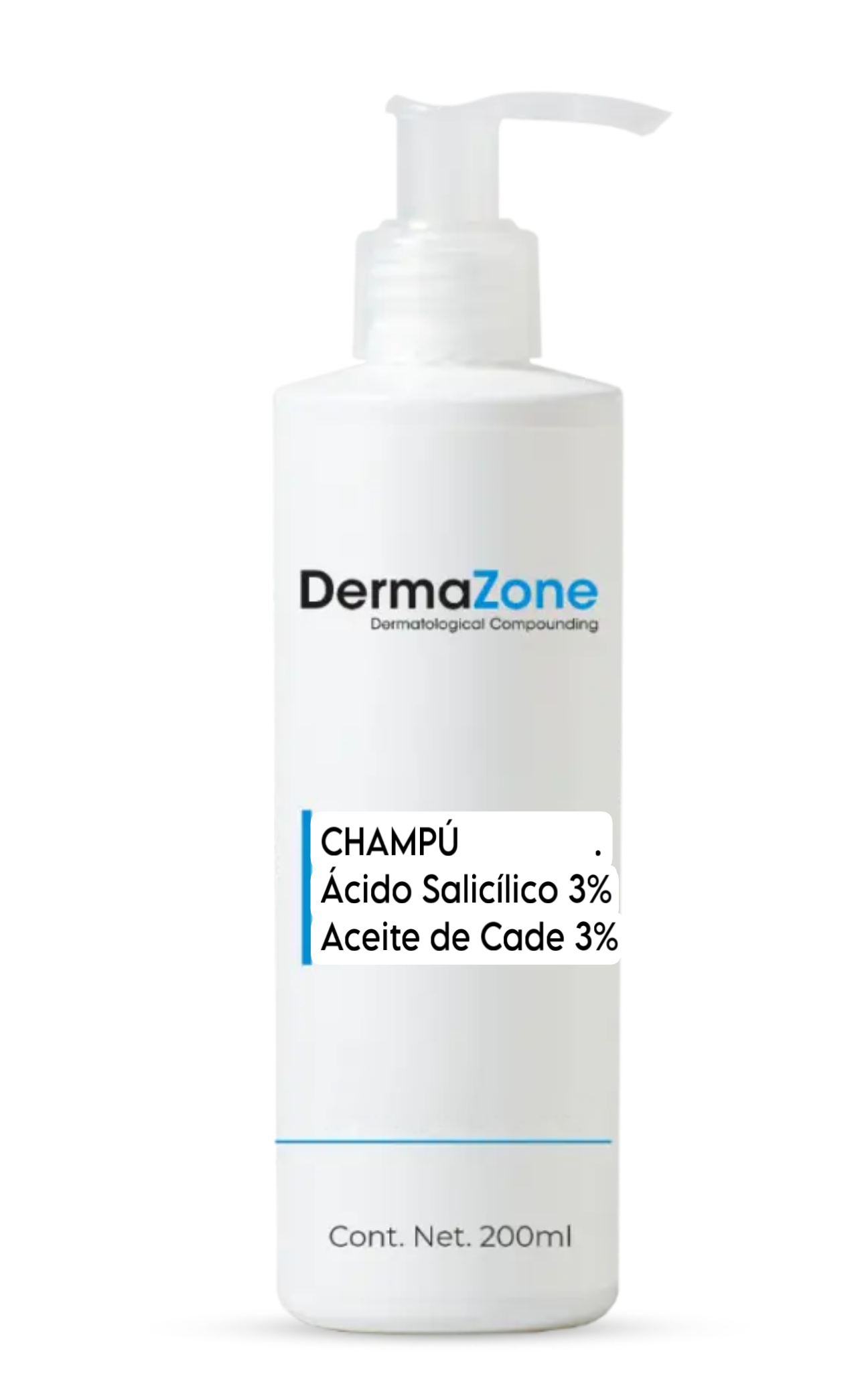 Ácido salicílico 3% + Aceite Cade 3% champú