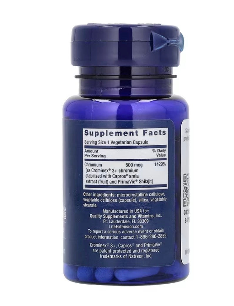 Cromo LIFE EXTENSION 500 mcg