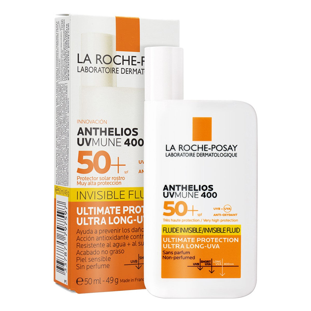 Anthelios UV Mune 400 Fluido Invisible Fps 50+ 50Ml