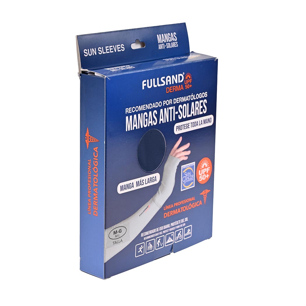 FULLSAND DERMA Mangas Gris Acero FPS 50+