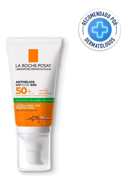 Anthelios Gel Crema Toque Seco Con Color Fps-50 50Ml