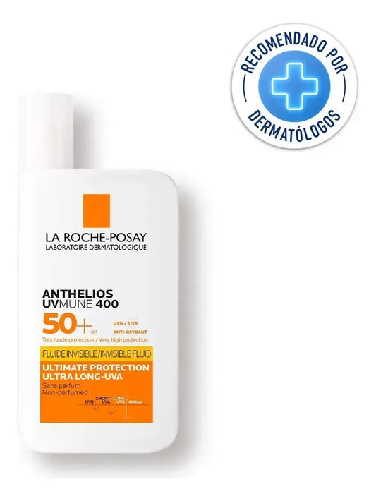 Anthelios UV Mune 400 Fluido Invisible Fps 50+ 50Ml