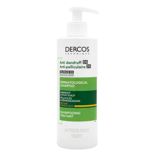Dercos Shampoo Anticaspa Cabello Seco 390Ml