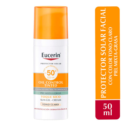Sun Face Oil Control Tono Claro Fps 50+ 50Ml