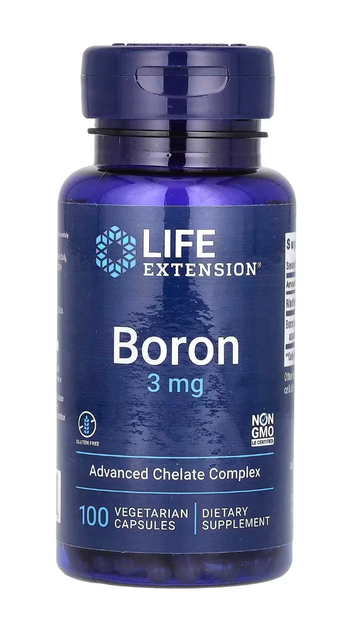Boro 3 mg LIFE EXTENSION