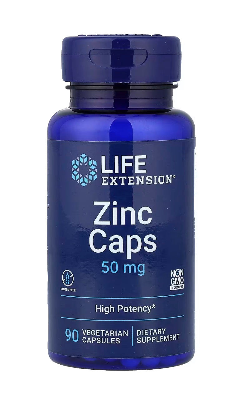 Zinc 50 mg 90 caps LIFE EXTENSION