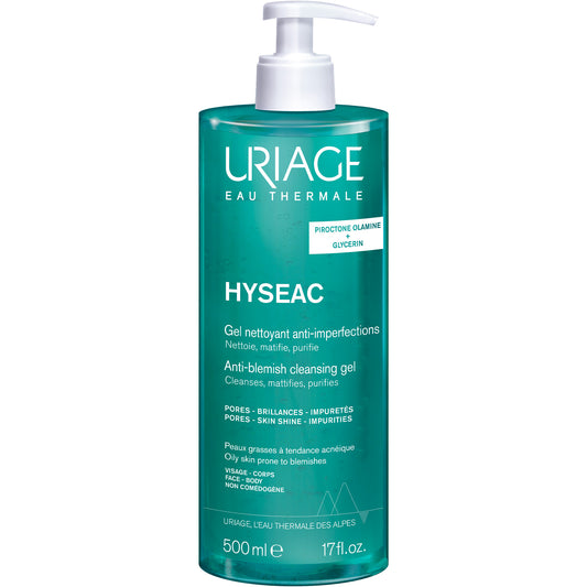 HYSEAC GEL LIMPIADOR PARA PIEL MIXTA A GRASA 500ML