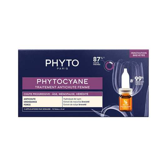 PHYTOCYANE - AMPOLLETAS CAÍDA PROGRESIVA 12X5ML