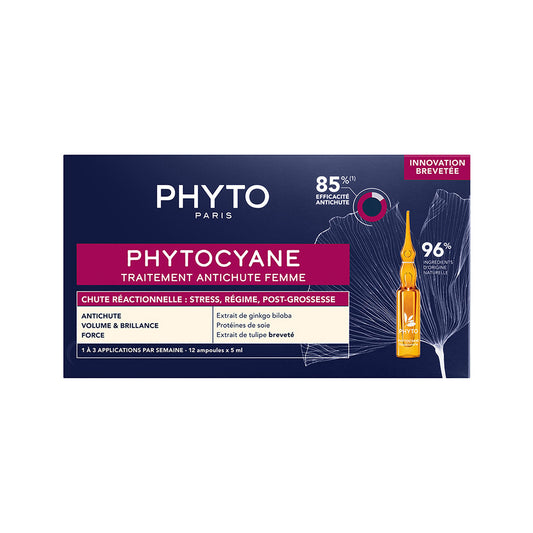 PHYTOCYANE - AMPOLLETAS CAÍDA REACCIONAL 12X5ML